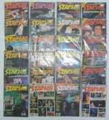 Twenty-four issues of Starlog TV and Film Space magazine including issues 2-36