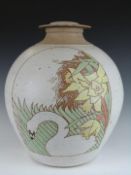 Michael and Barbara Hawkins, Ruskin Mill and Port Isaac Pottery large studio pottery covered