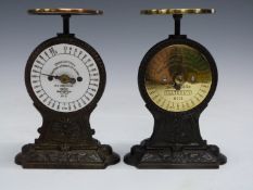 French Salter 500g letter, parcel or postage scales with 'taxe pour la France et L'Algerie' to