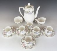 Royal Worcester part coffee set