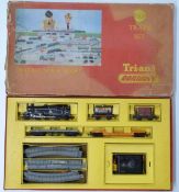 Tri-ang 00 gauge model railway goods train set, RDX, in original box.
