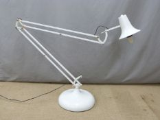 Novelty oversize anglepoise lamp, maximum height 180cm