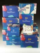 Thirteen Coalport The Snowman figures including Toothy Grin, Hold On Tight, Dinner For Two, Soft