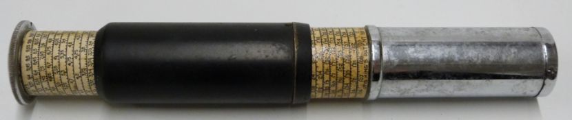 Otis King spiral slide rule calculator