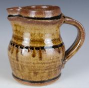 Mike Dodd (b 1943) attributed studio pottery jug, H11.5cm