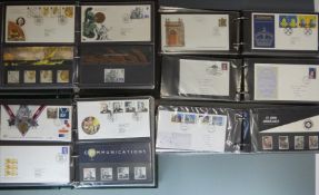 Five albums of GB first day covers and presentation packs 1969-97, also some booklets, mini sheets