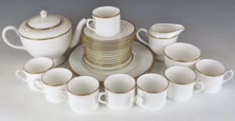 Approximately 29 pieces of Royal Worcester tea ware decorated in the Capri pattern