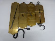 Four Salter spring balances comprising No 60 Mk II 30lb, No 60 60lb, 20lb and 50lb examples