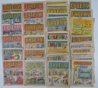 Forty-four British humour comics including Whizzer and Chips, Jackpot Comics and Cheeky 1979-1983.