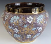 Doulton jardiniere, diameter 25cm, H19cm
