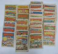 One-hundred-and-three Whoopee comics 1980 to 1985, British humour comic IPC Magazines LTD.