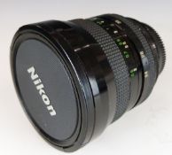 Vivitar 24-48mm 1:3.8 SLR camera lens with Nikon mount