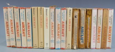 Observer Book of Aircraft a collection of 19 editions comprising 1949, 1952, 1955 to 1964, 1966,