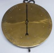 Large Salter Air Ministry circular spring balance No85, also marked LPO 55 MPO/410/21C/88/44, to