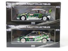Two Sun Star Modern Rally Collectibles 1:18 scale limited edition diecast model WRC cars Ford