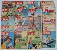 Sixty Diana girls comic books numbered from 21 and dating from 1963-71.