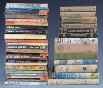 [Literature] John Galsworthy volumes from The Forsyte Saga in dust-wrappers, H.G. Wells The Time