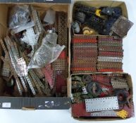 Over 21kg of loose Meccano parts including clockwork and electric motors.