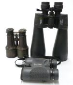 Bushnell 10 x 42 binoculars, Casartelli of Manchester bincoulars with marine, field and theatre