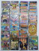 One-hundred-and-thirty-six Marvel, DC and Indi comic books mainly sets including Logans Run,