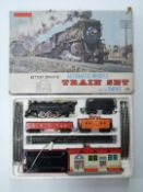 Nomura/ TN Japan battery oporated Automatic Whistle Train Set with Smoke, in original box.