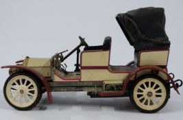 Schuco tinplate clockwork 1902 Mercedes Simplex 32ps 1229, length 20cm