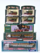 Seven Corgi and Lledo diecast model Eddie Stobart vehicles including limited edition 1:50 scale
