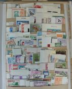 A large quantity of Commonwealth unmounted mint stamps on stock book leaves and Hagner sheets,