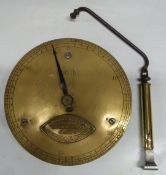 BR (E.R) Salter spring balance to weigh 56lb, with brass plaque to rear H.Pooley & Son Ld