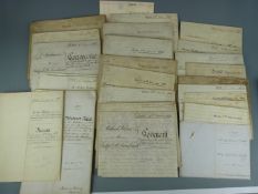 Approximately 30 c 1800 and later indentures relating to Leigh Park House Estate, now a hotel,
