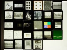 Approximately 28 astronomical and similar interest lantern slides, including observatories and