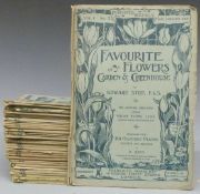 Favourite Flowers of Garden and Greenhouse by Edward Step with coloured plates selected and arranged