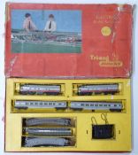 Tri-ang 00 gauge model railway passenger train set, RHX, in original box.