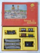 Tri-ang 00 gauge model railway goods train set, REX, in original box.
