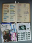 A box file of mint Canada QEII stamps, singles and blocks on loose Hagner sheets, together with a