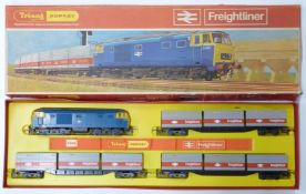 Tri-ang Hornby 00 gauge model railway Freightliner train set, R.645, in original box.