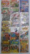 Eighteen Marvel and independent comic books including the Avengers 70, Captain America 126, 134