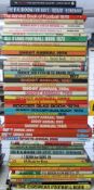 Forty-three football related annuals and books including FA, Shoot, The European Football Annual,