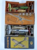 Two FROG Lines Bros Tri-ang International Model Aircraft Ltd Mark V Interceptor Fighter model
