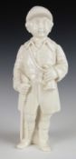 Royal Worcester porcelain figure of a young huntsman by Frederick Gertner, model RW2734 (listed as