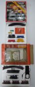 Two Hornby 00 gauge model railway train sets Caledonian Passenger Set and Clockwork Super Set R.533,
