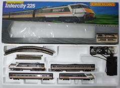 Hornby 00 gauge model railway Intercity 225 train set, R.696, in original box.
