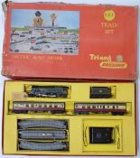 Tri-ang 00 gauge model railway passenger train set, RBX, in original box.