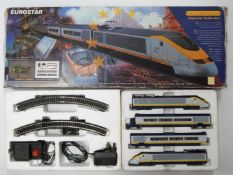 Hornby 00 gauge model railway Eurostar train set, R.816, in original box.