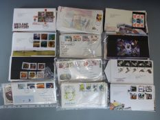 A collection of GB first day covers 1980-2017 separated into yearly packets from 1990, includes mint
