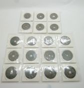 Eighteen Chinese coins/ tokens