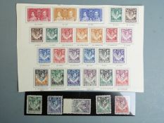 A set of King George VI Northern Rhodesia mint stamps including 20s