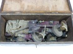 A quantity of vintage gas welding equipment