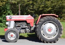 Massey Ferguson 165 tractor, runs and drives, 97 hours recorded 10%+VAT buyer's premium on this