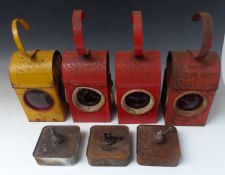 Four vintage road lamps comprising Murphy, Chalwyn and Kenyon Kenlite